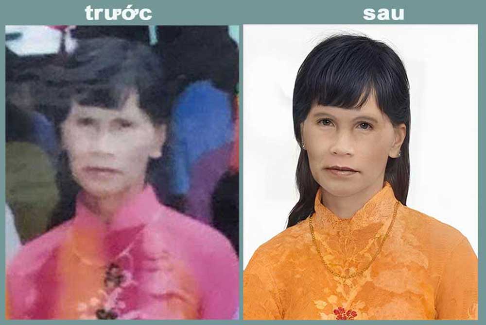 phục hồi ảnh cũ tphcm trước và sau khi chỉnh sửa rõ nét